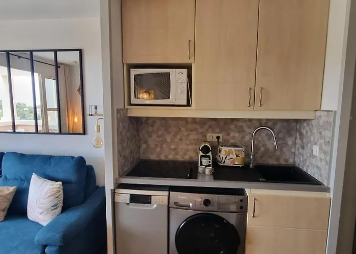 Agay Cap Esterel Village Allee Fleurs - F2 Clim Vue Golf Et - Grande Terrasse Plein Sud Lägenhet *