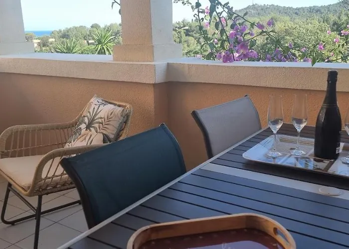 Agay Cap Esterel Village Allee Fleurs - F2 Clim Vue Golf Et - Grande Terrasse Plein Sud Lägenhet