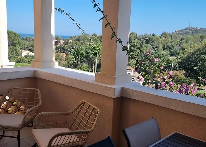 شقة Agay Cap Esterel Village Allee Fleurs - F2 Clim Vue Golf Et - Grande Terrasse Plein Sud